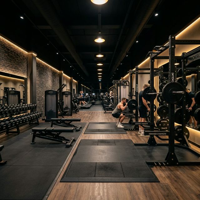 Premium gym interior